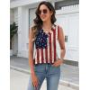 Zeagoo Tank Top for Women V Neck Loose Fit Sleeveless Summer Tops Business Casual Outfits Dressy Blouses Shirts(Gq38)