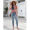 Zeagoo Tank Top for Women V Neck Loose Fit Sleeveless Summer Tops Business Casual Outfits Dressy Blouses Shirts(Gq38)