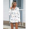 Zeagoo Womens Cotton Linen Button Down Shirts Loose Fit Long Sleeve Collared Blouse Casual V Neck Tops Outfits S-3XL(Bf290)
