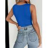 Zeagoo Womens Double Lined Crew Neck Tank Tops Cute Summer Sleeveless Workout Tops Basic Going Out Clothes 2026(Royal Blue)