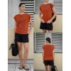 Zeagoo Womens Sweater Vest Fall 2026 Loose Fit Cape Sleeve Knit Ribbed Tank Tops with Front Pocket(Caramel)