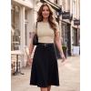 Zeagoo Women Short Sleeve Tops Crewneck Ribbed Knit Fitted Tshirts Dressy Casual Basic Tee 2026 Summer Clothes(Beige)