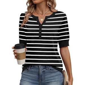 Zeagoo Women’s Short Sleeve Sweater 2026 Spring Summer Tops Lightweight Casual V Neck Sweaters Dressy Work Blouses Clothes(Tw102)