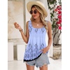 Zeagoo Women’s Summer Tank Tops 2026 Pleated Square Neck Loose Fit Casual Flowy Tunic Sleeveless Shirts(Sf166)