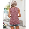 Zeagoo Womens Summer Tank Tops Sleeveless Babydoll Tops Loose Fit Tunic Blouses Crew Neck Flowy Shirts S-3XL(Floral)