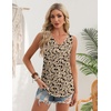 Zeagoo Womens Tank Tops 2026 Summer Sleeveless Loose Fit Tops V Neck Pleated Trendy Fashion Business Casual Shirts(Sf154 Floral)