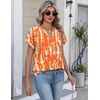 Zeagoo Button Down Shirts for Women Short Sleeve Tops V Neck Collar Blouses Business Casual Outfits(Zr466)