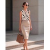 Zeagoo Silk Satin Tank Tops for Women V Neck Business Work Blouses Summer Dressy Casual Sleeveless Shirts(Jh602)