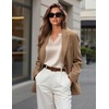 Zeagoo Silk Satin Tank Tops for Women V Neck Business Work Blouses Summer Dressy Casual Sleeveless Shirts(Light Champagne)
