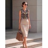 Zeagoo Silk Satin Tank Tops for Women V Neck Business Work Blouses Summer Dressy Casual Sleeveless Shirts(Mz721)