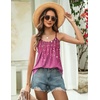 Zeagoo Sleeveless Summer Top Cute Flowy Peplum Camisole Spring Spaghetti Strap Shirts for Women Trendy