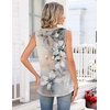 Zeagoo Tank Tops for Women 2026 Summer Top Henley Shirts Dressy Casual Loose Fit V-Neck Button Down Sleeveless Tshirt Blouse(Sf311)