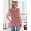 Zeagoo Tank Tops for Women 2026 Summer Top Henley Shirts Dressy Casual Loose Fit V-Neck Button Down Sleeveless Tshirt Blouse(Xh555)