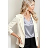 Zeagoo Women Silk Satin Tops Cap Short Sleeve Blouse V Neck Shirts Business Casual Outfits S-2XL(Grey)