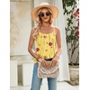 Zeagoo Womens Camisole Tank Tops Summer Adjustable Spaghetti Strap Loose Flowy Sleeveless Shirts Beach Vacation Clothes(Bf351)