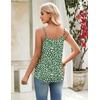 Zeagoo Womens Camisole Tank Tops Summer Adjustable Spaghetti Strap Loose Flowy Sleeveless Shirts Beach Vacation Clothes(Jh560)