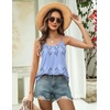 Zeagoo Womens Camisole Tank Tops Summer Adjustable Spaghetti Strap Loose Flowy Sleeveless Shirts Beach Vacation Clothes(Sf166)