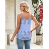 Zeagoo Womens Camisole Tank Tops Summer Adjustable Spaghetti Strap Loose Flowy Sleeveless Shirts Beach Vacation Clothes(Sf166)