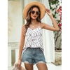 Zeagoo Womens Camisole Tank Tops Summer Adjustable Spaghetti Strap Loose Flowy Sleeveless Shirts Beach Vacation Clothes(Sf224)