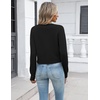 Zeagoo Women’s Cropped Cardigan Sweaters 2026 Button Down Long Sleeve Knit Bolero Shrugs for Dresses(01-black)