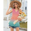Zeagoo Womens Tank Tops Sleeveless Peplum V Neck Babydoll Casual Flowy Boho Beach Summer Shirts(Print Jb218)