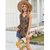 Zeagoo Womens Tank Tops Sleeveless Peplum V Neck Babydoll Casual Flowy Boho Beach Summer Shirts(Print Mz721)