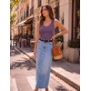 Zeagoo Womens Tank Tops V Neck Ribbed Knit Slim Fitted Basic Sleeveless Tops Casual Summer Clothes 2026(Dark Purple)