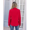 Zeagoo Women’s Wrinkle Free Button Down Shirts Long Sleeve Dress Shirts Collared Business Casual Blouses Tops XS-3XL(Red)