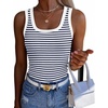 A - Stripe Navy White