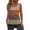 Brown Textured Colorblock