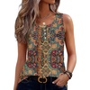 Zeagoo Womens Tank Tops Summer Sleeveless Tops Crew Neck Button Henley Shirts Loose Dress Casual 2026 Clothes
