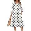 White Polka Dot