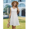Zeagoo Summer Dresses for Women 2026 Sleeveless Casual Floral Tshirt Sundress with Pockets Loose Tank Beach Dress(Jh592)