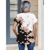 Zeagoo Womens Tops Short Sleeve Cute Summer Blouses Crew Neck Dressy Casual T Shirts Work Clothes S-2XL(Bf347-pattern)