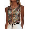 Zeagoo Womens Satin Tank Top Pleated Sleeveless Blouse Dressy Casual Tops Crewneck Silk Shirts Business Summer Clothes(A-mz721- Multicolor)