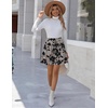 Zeagoo Women’s Skirt Basic Mini Skater Skirt 2026 Summer Skirts Stretchable High Waist A-Line Party Club Skirts(Sf84)