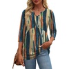 Zeagoo 3/4 Length Sleeve Womens Tops 2026 Blouses for Women Dressy Casual Fashion Clothing V Neck T-Shirts Summer Outfits(Cx318)