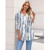 Zeagoo 3/4 Length Sleeve Womens Tops 2026 Blouses for Women Dressy Casual Fashion Clothing V Neck T-Shirts Summer Outfits(Zr229)
