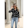 Zeagoo Button Down Shirts for Women 3/4 Length Sleeve Work Tops V Neck Shirts Dressy Casual Business Blouses with Pocket(Jh654)