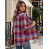 Zeagoo Flannel Button Down Shirts for Women Long Sleeve Plaid Shackets | Summer Shirts Women Flannel Plaid Button Up Shackets Breathable Long Sleeve Jacket Casual Office Western Cowgirl Daily Tops(Gw550)