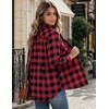Zeagoo Flannel Button Down Shirts for Women Long Sleeve Plaid Shackets | Summer Shirts Women Flannel Plaid Button Up Shackets Breathable Long Sleeve Jacket Casual Office Western Cowgirl Daily Tops(Gz188)