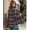 Zeagoo Flannel Button Down Shirts for Women Long Sleeve Plaid Shackets | Summer Shirts Women Flannel Plaid Button Up Shackets Breathable Long Sleeve Jacket Casual Office Western Cowgirl Daily Tops(Gw542)