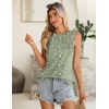Zeagoo Summer Tank Top for Women 2026 Pleated High Neck Tops Loose Fit Flowy Dressy Tunic Sleeveless Shirts(B-xh534)