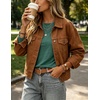 Zeagoo Women’s Casual Shirts Long Sleeve Tops Soft Crewneck Tshirts Basic Tee Business Workout Outfit 2026 Fall Clothes(Green)