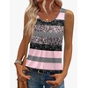 Zeagoo Womens Tank Tops Sleeveless Pleated Crew Neck Summer Tunic Tops Dressy Loose Fit Business Casual Blouses 2026(Tz245)