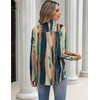 Zeagoo Blouses for Women Long Sleeve Button Down Shirts Dressy Casual Collared Tops Business Work Outfits(Multicoloured Brush)