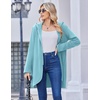 Zeagoo Women’s Fall Jacket 2026 Zip Up Hoodies Long Sleeve Long Tunic Sweatshirts Oversized Fleece Casual Coat with Pocket(A_fleece Fabric_light Blue)