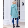 Zeagoo Women’s Fall Jacket 2026 Zip Up Hoodies Long Sleeve Long Tunic Sweatshirts Oversized Fleece Casual Coat with Pocket(A_fleece Fabric_light Blue)