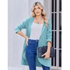 Zeagoo Women’s Fall Jacket 2026 Zip Up Hoodies Long Sleeve Long Tunic Sweatshirts Oversized Fleece Casual Coat with Pocket(A_fleece Fabric_light Blue)