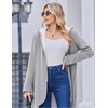 Zeagoo Women’s Fall Jacket 2026 Zip Up Hoodies Long Sleeve Long Tunic Sweatshirts Oversized Fleece Casual Coat with Pocket(A_fleece Fabric_light Gray)